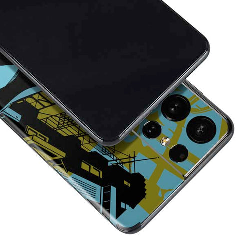 DC Comics Batman Poster Abstract Galaxy S21 Ultra 5G Skin